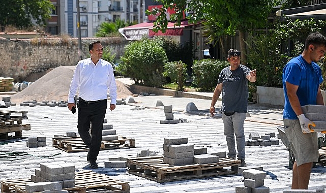 Bornova Belediye Başkanı Ömer Eşki, Tarihi Çarşı ve Köşkler Bölgesi'nde