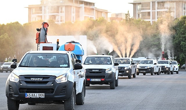 Manisa Büyükşehir Belediyesi, yaz aylarında halk sağlığını korumak ve haşere