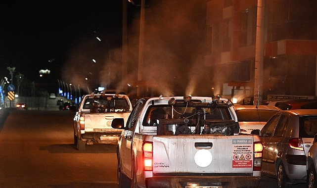 Manisa Büyükşehir Belediyesi, havaların ısınmasıyla birlikte il genelinde haşereye karşı