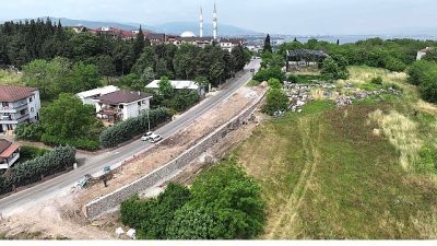 Kocaeli Büyükşehir Belediyesi’nin Başiskele ilçesinde yürüttüğü üstyapı yenileme çalışmaları kapsamında
