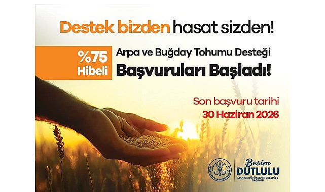 Manisa Büyükşehir Belediyesi, tarımsal üretimi artırmak ve çiftçilere destek olmak