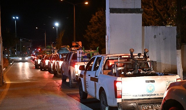 Manisa Büyükşehir Belediyesi, halk sağlığını korumak amacıyla 17 ilçede sürdürdüğü