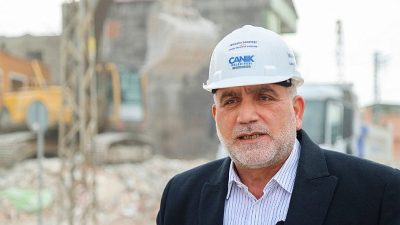 Canik Belediye Başkanı İbrahim Sandıkçı, Soğuksu Mahallesi'nde sürdürdükleri kentsel dönüşüm