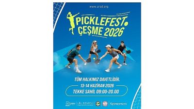 12 Haziran'da ilk kez düzenlenecek Çeşme Uluslararası Pickleball Turnuvası'nın ardından,