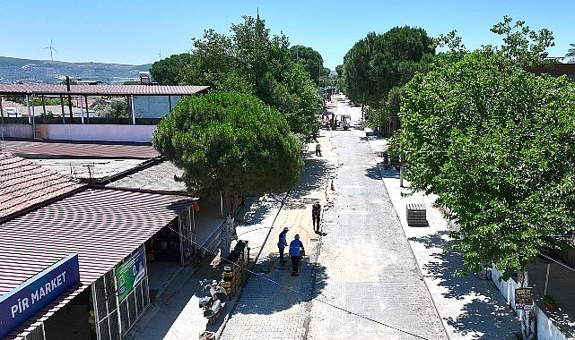Didim Belediyesi, Balat Mahallesi’nde yol konforunu artırmak ve mahalle dokusunu