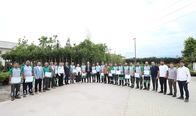 İnegöl Belediyesi İnsan Kaynakları Müdürlüğü tarafından Park Bahçeler Müdürlüğü personeline