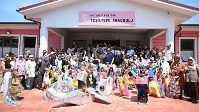 Kartepe Belediyesi’nin Çevre Haftası etkinlikleri kapsamında düzenlenen programda minikler, geri