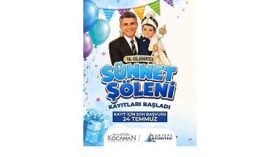 Kartepe Belediyesi tarafından bu yıl 16'ncısı düzenlenecek olan Geleneksel Sünnet