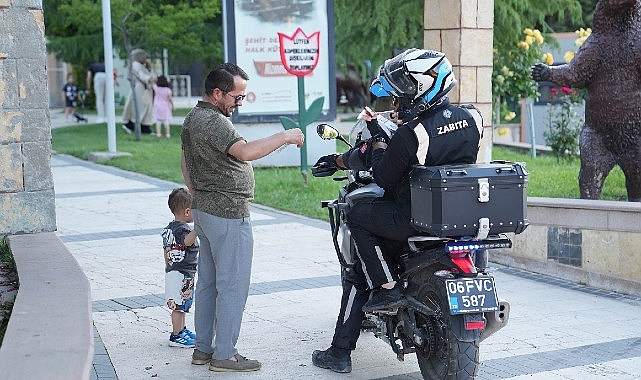 Keçiören Belediyesi Zabıta Müdürlüğü ekipleri, ilçede toplum huzurunu ve kamu