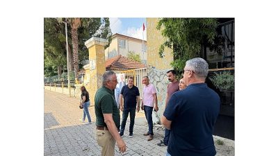 Kemer Belediye Başkanı Necati Topaloğlu ile Kemer Belediye Başkan Yardımcısı