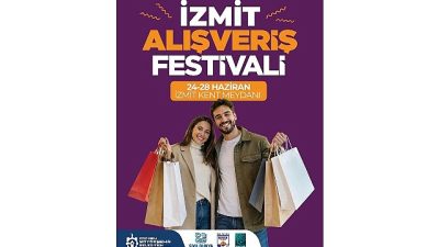 Kocaeli Büyükşehir Belediyesi öncülüğünde düzenlenen İzmit Alışveriş Festivali, 24-28 Haziran