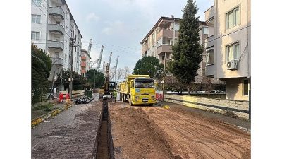 Kocaeli Büyükşehir Belediyesi İSU Genel Müdürlüğü tarafından Körfez ilçesinde yürütülen