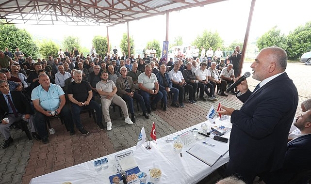 Canik Belediye Başkanı İbrahim Sandıkçı, "Vatandaş Soruyor, Başkan Cevaplıyor" programıyla