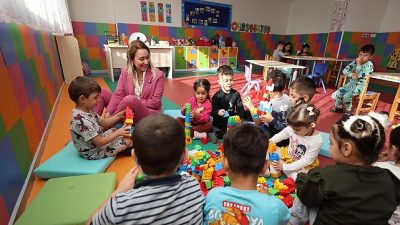 Konak Belediyesi’nin 3-5 yaş grubu çocuklara yönelik ücretsiz hizmeti Mutlu