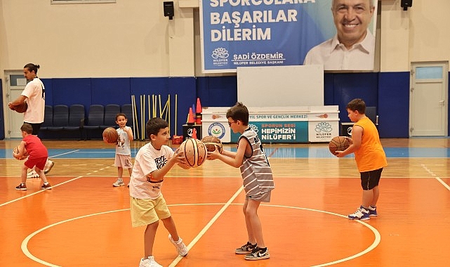 Nilüfer Belediyesi ve Nilüfer Belediyespor Kulübü iş birliğiyle düzenlenen Yaz