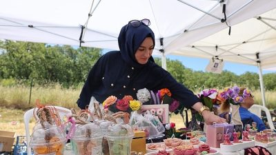 Osmangazi Belediyesi’nin OBAM ve ALBAM üyeleri tarafından hazırlanan el emeği