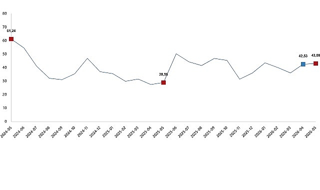Tarım ürünleri üretici fiyat endeksi (Tarım-ÜFE) yıllık %43,08 arttı, aylık