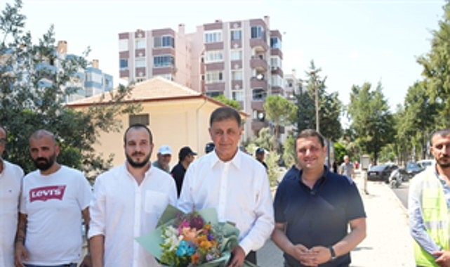 İzmir Büyükşehir Belediyesi, Torbalı’nın ana arteri Haluk Alpsü Bulvarı’nda asfalt