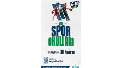 Yaz Spor Okulları ve Herkes İçin Spor projeleri ile basketboldan