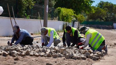 Ayvalık Belediyesi Fen İşleri Müdürlüğü ekipleri, Ali Çetinkaya Mahallesi son