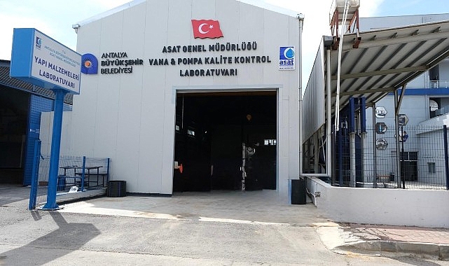 ASAT Laboratuvarı Türkiye’de bir ilke imza attı Antalya Büyükşehir Belediyesi ASAT Genel Müdürlüğü Yapı Malzemeleri Laboratuvarı, Türk