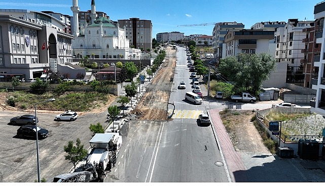 Bahriye çok Caddesi’ne konforlu ulaşım hamlesi Kocaeli Büyükşehir Belediyesi, Çayırova ilçesinde ulaşım kalitesini artırmak ve vatandaşların