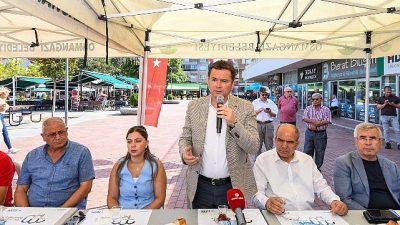 Osmangazi Belediye Başkanı Erkan Aydın, mahalle buluşmalarına bir yenisini daha