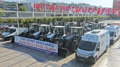 Çerçioğlu, Büyükşehir Belediyesi’nin araç filosunu 22 yeni araçla güçlendirdi. Aydın’ın