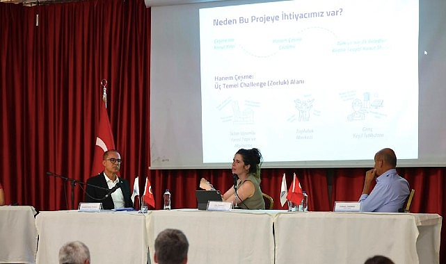 Başkan Denizli, Temmuz Meclisi’nde Çeşme’nin yatırım ve dönüşüm projelerini anlattı Başkan Lâl Denizli, "Çeşme'nin her köşesinde estetik, sürdürülebilir ve yaşam