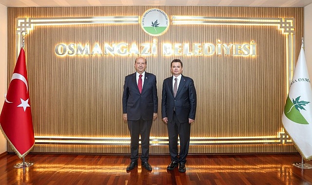 Başkan Erkan Aydın, KKTC 5. Cumhurbaşkanı Ersin Tatar’ı Ağırladı Osmangazi Belediye Başkanı Erkan Aydın, KKTC 5. Cumhurbaşkanı Ersin Tatar'ı