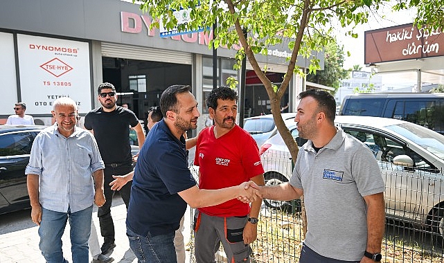 Bornova Belediye Başkanı Ömer Eşki, 3. Sanayi Sitesi’ni ziyaret ederek