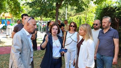 Maltepe Belediye Başkanı Mimar Esin Köymen, ilçenin farklı mahallelerinde sürdürülen
