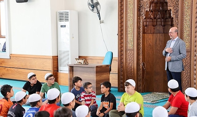Başkan Pekyatırmacı Yaz Kur’an Kursları’nda Çocuklarla Buluştu Selçuklu Belediyesi’nin Sanat Eğitim Teknoloji Atölye Programları (SETAP) kapsamında çocukların
