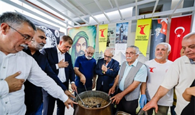 Başkan Tugay: Yanlışın ve zulmün karşısında asla boyun eğmeyeceğiz İzmir Büyükşehir Belediye Başkanı Dr. Cemil Tugay, Bornova Pir Sultan