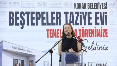 Konak’ta sosyal dayanışmayı güçlendirecek Beştepeler Taziye Evi’nin temel atma töreninde