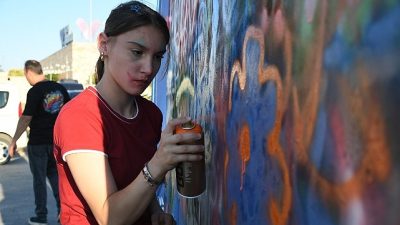Lüleburgaz Belediyesi tarafından ilk kez düzenlenen Gençlik ve Graffiti Festivali,