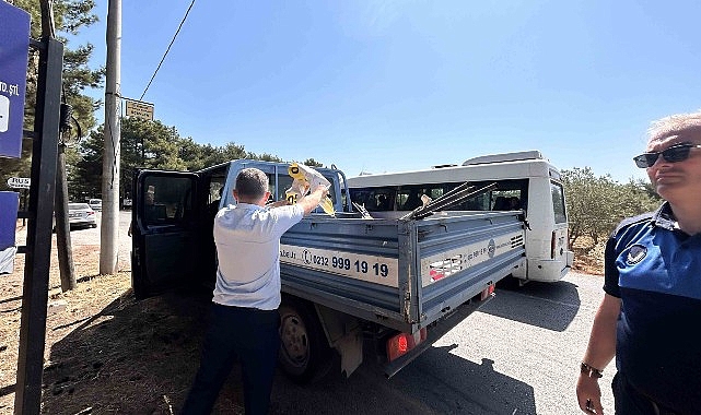 Bornova’da görsel kirliliğe zabıta freni Bornova Belediyesi Zabıta Müdürlüğü ekipleri, Çiçekliköy ve Yakaköy’de görsel kirlilik