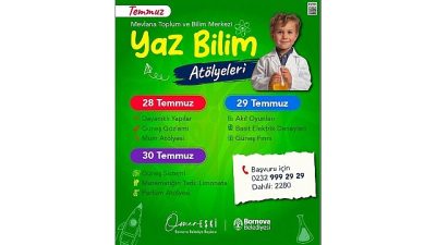 Bornova Belediyesi, yaz tatilini çocuklar için eğlenceli ve öğretici etkinliklerle