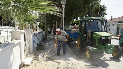 Ekiplerin saha çalışmaları kapsamında Ören Mahallesi Prof. Dr. Tarık Terzioğlu