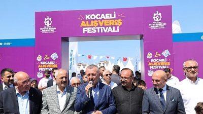 Kocaeli Büyükşehir Belediyesi öncülüğünde 130 esnafın katılımıyla kurulan Gebze Alışveriş