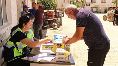 Antalya Büyükşehir Belediyesi, Elmalı ilçesi Bozhüyük Mahallesi'nde etkili olan aşırı