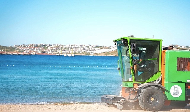 Çeşme’de yaz yoğunluğuna karşı temizlik seferberliği: Atık miktarı haziranda 5 bin tonu aştı Başkan Lâl Denizli: "Temiz bir Çeşme için büyük bir özveriyle