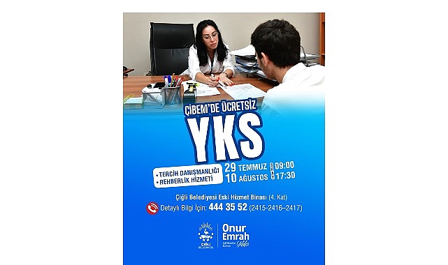 Çiğli Belediyesi Eğitim Merkezi (ÇİBEM), üniversite adaylarının geleceklerine doğru adımlarla