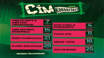 İzmir Büyükşehir Belediyesi Çim Konserleri, bu yıl da müziğin adresi