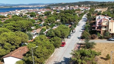 Ayvalık Belediyesi Fen İşleri Müdürlüğü ekipleri tarafından, Cunda Alibey Adası