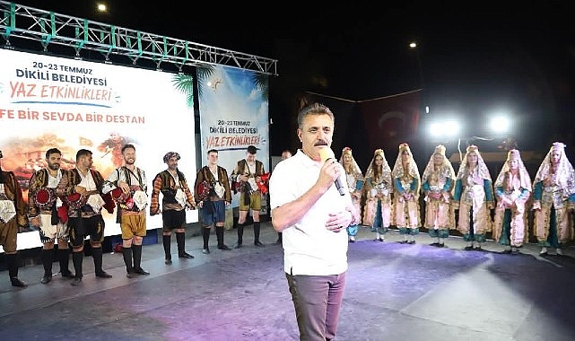 Dikili’de yaz etkinlikleri büyük bir coşkuyla sona erdi Dikili Belediyesi tarafından 20-23 Temmuz tarihleri arasında 75. Yıl Parkı’nda