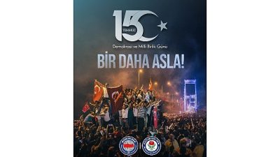 Eğitim-Bir-Sen İzmir 1 No'lu Şube Başkanı Ali Kaya: "15 Temmuz'da
