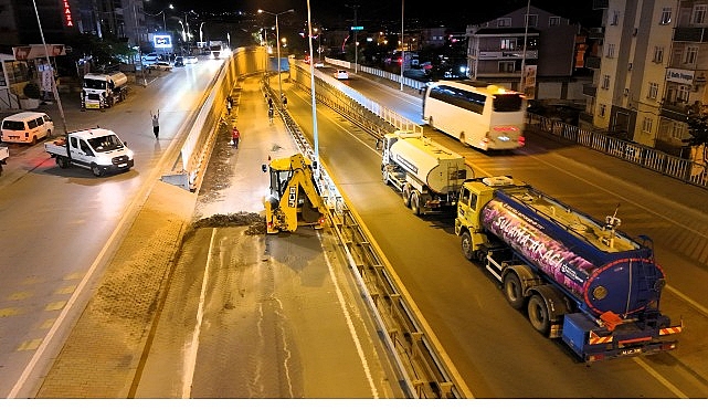 Eskihisar Alt Geçidi yenilendi, sürüş konforu arttı Kocaeli Büyükşehir Belediyesi, kent genelinde ulaşım güvenliği ve sürüş konforunu