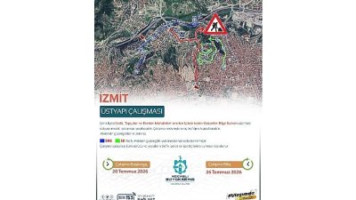 Kocaeli Büyükşehir Belediyesi, İzmit Gazanfer Bilge Bulvarı’nda (Santral Rampası) üstyapı