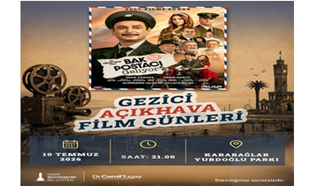 İzmir Büyükşehir Belediyesi, yaz akşamlarını sinema keyfiyle buluşturacak Gezici Açıkhava